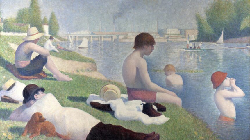 Das Bild von Georges Seurat mit dem Titel 